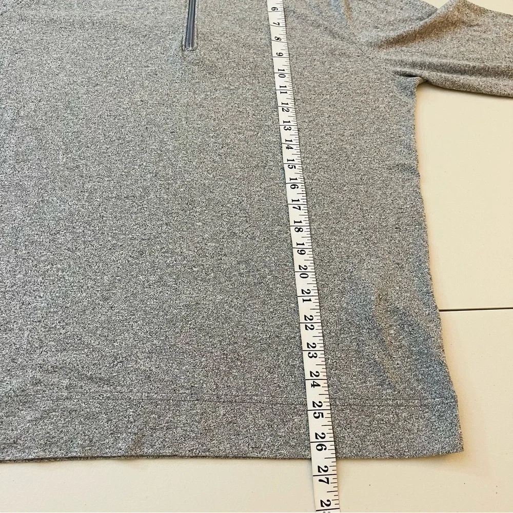 Banana Republic Quick Dry Half Zip Long Sleeve Sweatshirt Men Size  M Color Gray